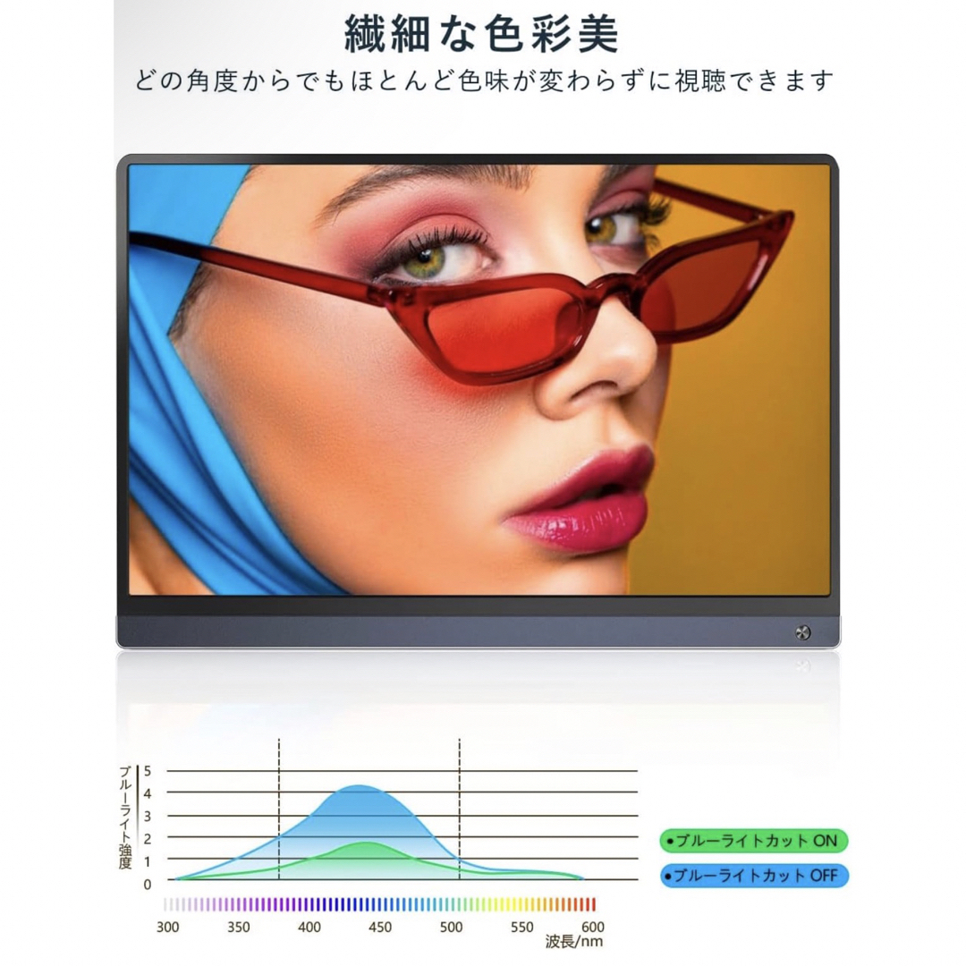 ⭐️動作確認済み⭐️】モバイルモニター 大容量バッテリー 15.6インチ