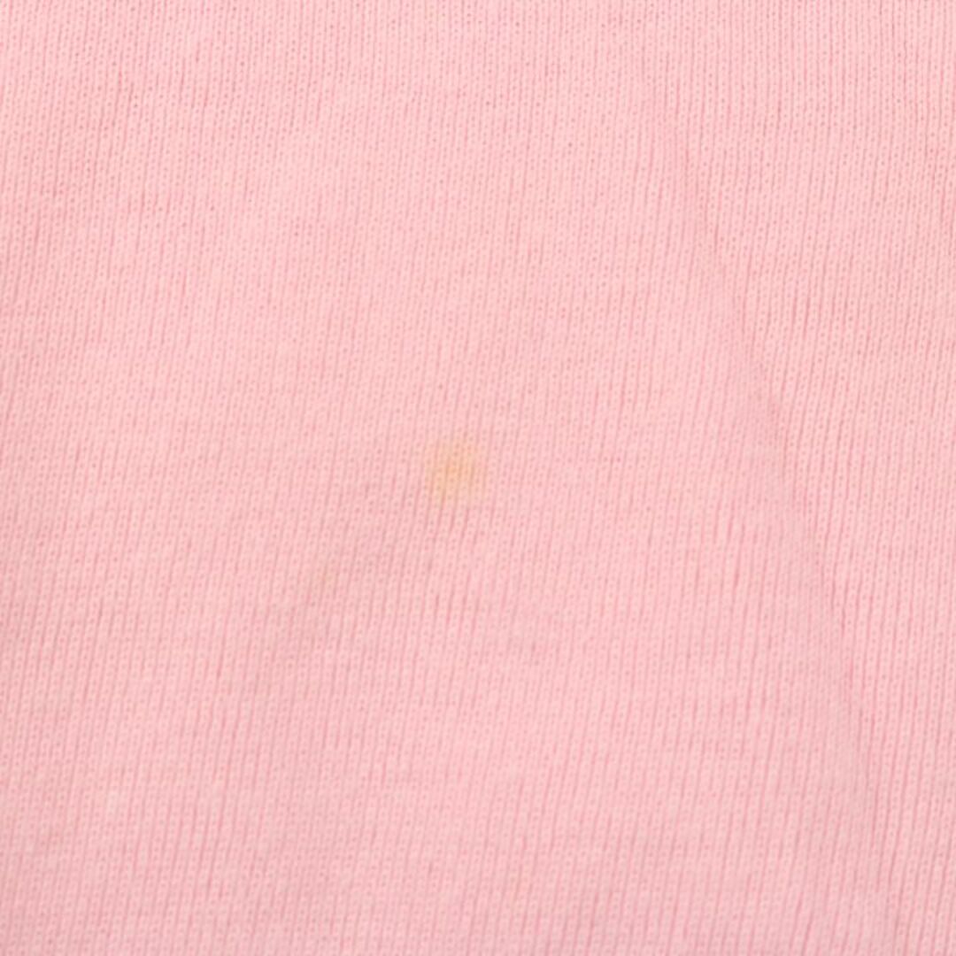 伊太利屋 半袖カットソー Tシャツ コットン100% プルオーバー 無地 トップス レディース 9サイズ ピンク ITALIYA