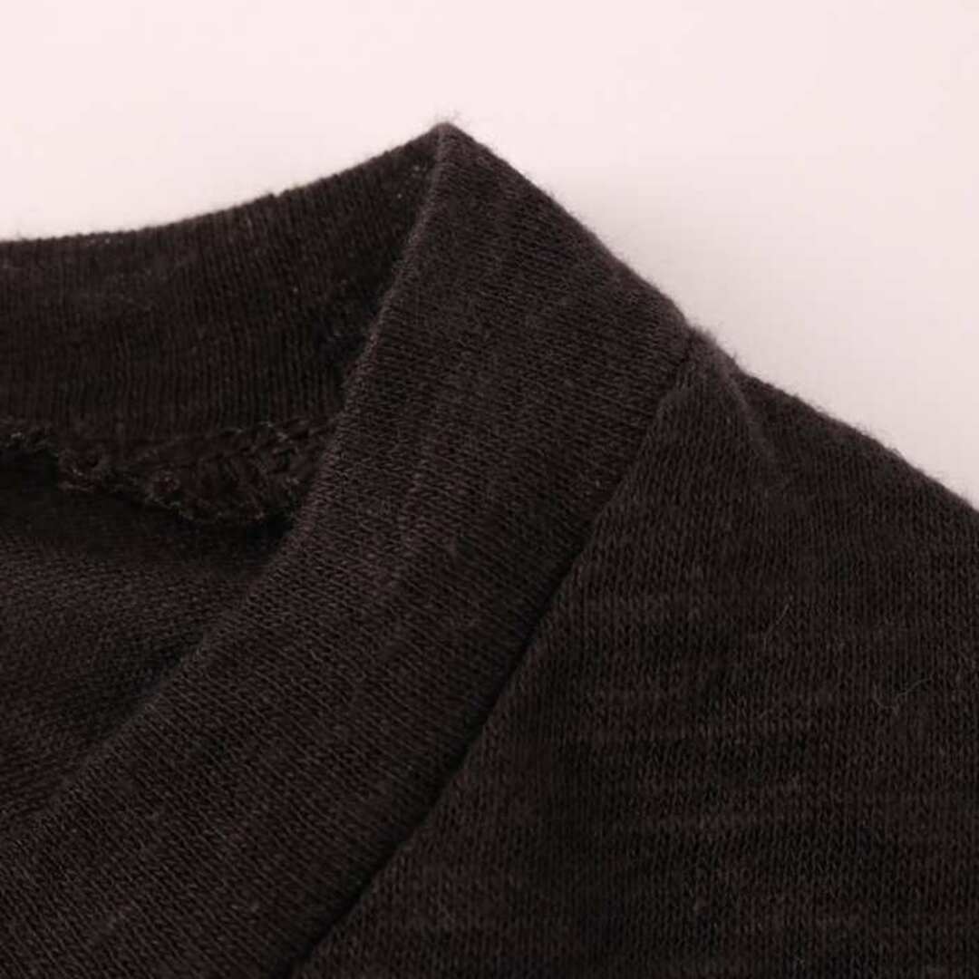 ビームス Tシャツ プルオーバー ウエストノット 長袖 スラブ 天竺 無地 トップス レディース ONEサイズ ブラック BEAMS 6