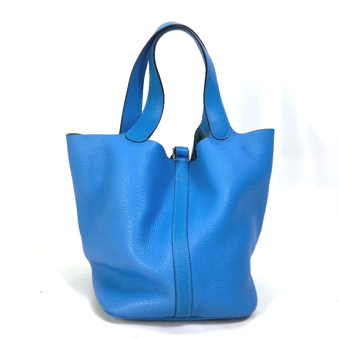 HERMES - エルメス HERMES ピコタンロック タッチ GM カバン トートバッグ ハンドバッグ トリヨンクレマンス ブルーパラダイス ブルー 美品
