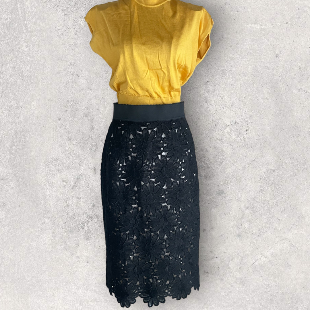 DOLCE&GABBANA(ドルチェアンドガッバーナ)の超美品✨希少デイジースカート レディースのスカート(ひざ丈スカート)の商品写真
