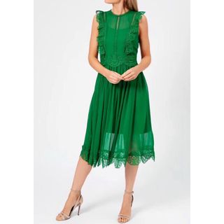 テッドベイカー(TED BAKER)の新品☆TED BAKER サイズ0(ひざ丈ワンピース)