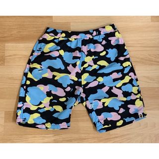 アベイシングエイプ(A BATHING APE)の★激レア★ APE マルチカモ ナイロン ショーツ S ハーフパンツ(ショートパンツ)