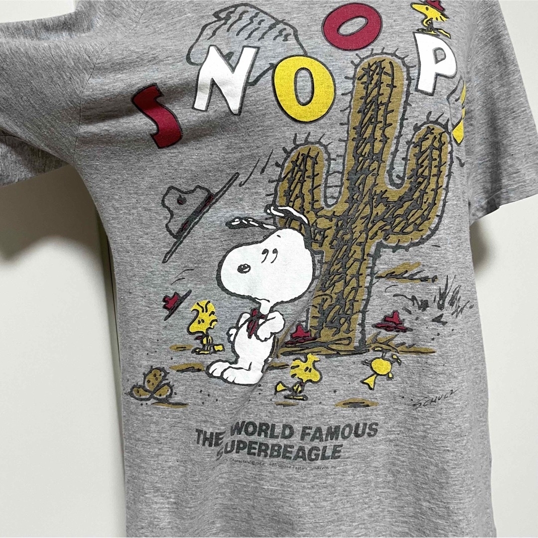 PEANUTS(ピーナッツ)の【Vintage】80's PEANUTS ラグランTシャツ メンズのトップス(Tシャツ/カットソー(半袖/袖なし))の商品写真