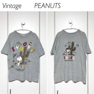 ピーナッツ(PEANUTS)の【Vintage】80's PEANUTS ラグランTシャツ(Tシャツ/カットソー(半袖/袖なし))