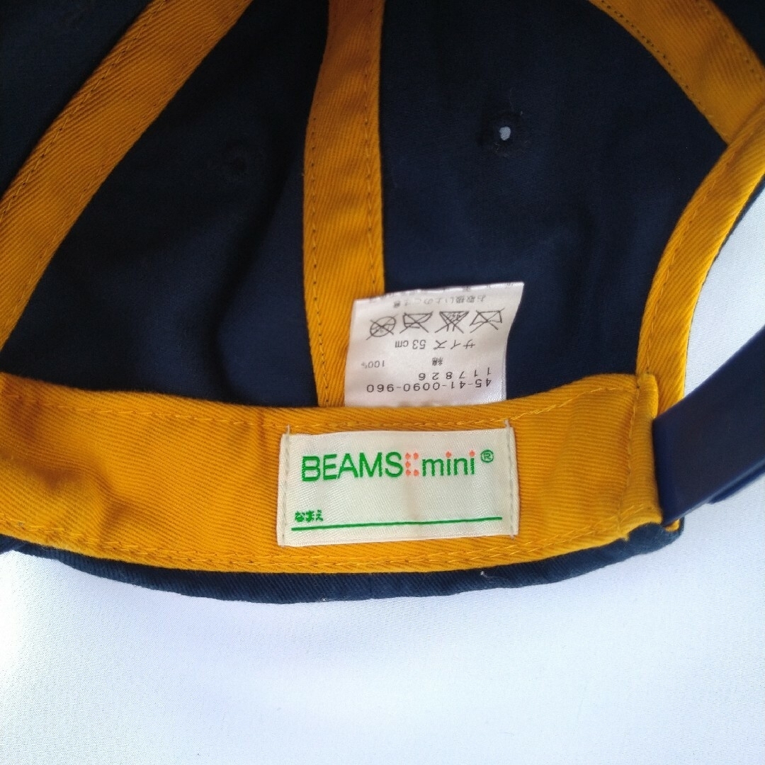 BEAMS(ビームス)のBEAMS mini　キャップ　帽子　53cm キッズ/ベビー/マタニティのこども用ファッション小物(帽子)の商品写真