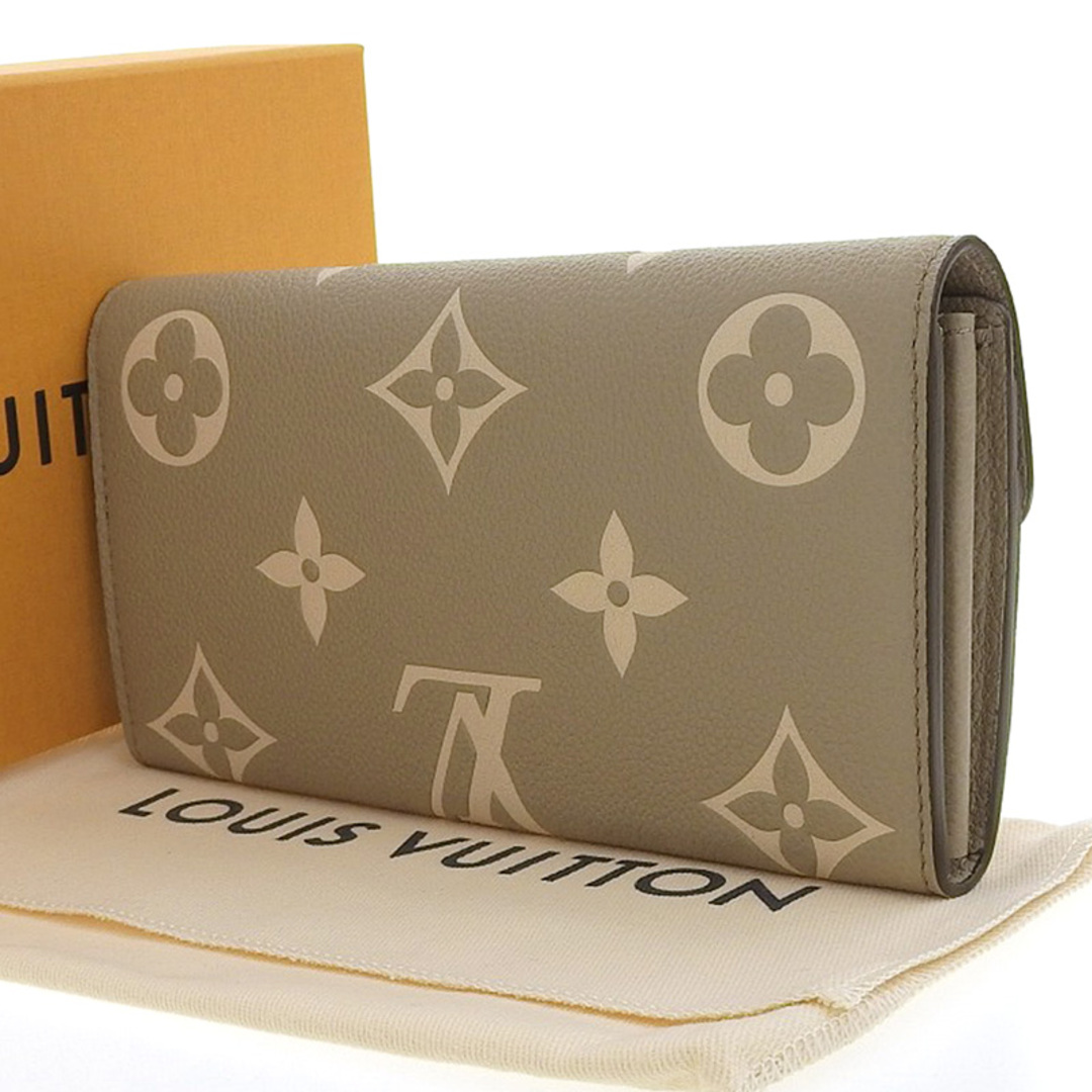 ルイヴィトン バイカラー モノグラム アンプラント ポルトフォイユ サラNM トゥルトレールクレーム M81049 中古 新入荷 LV1378