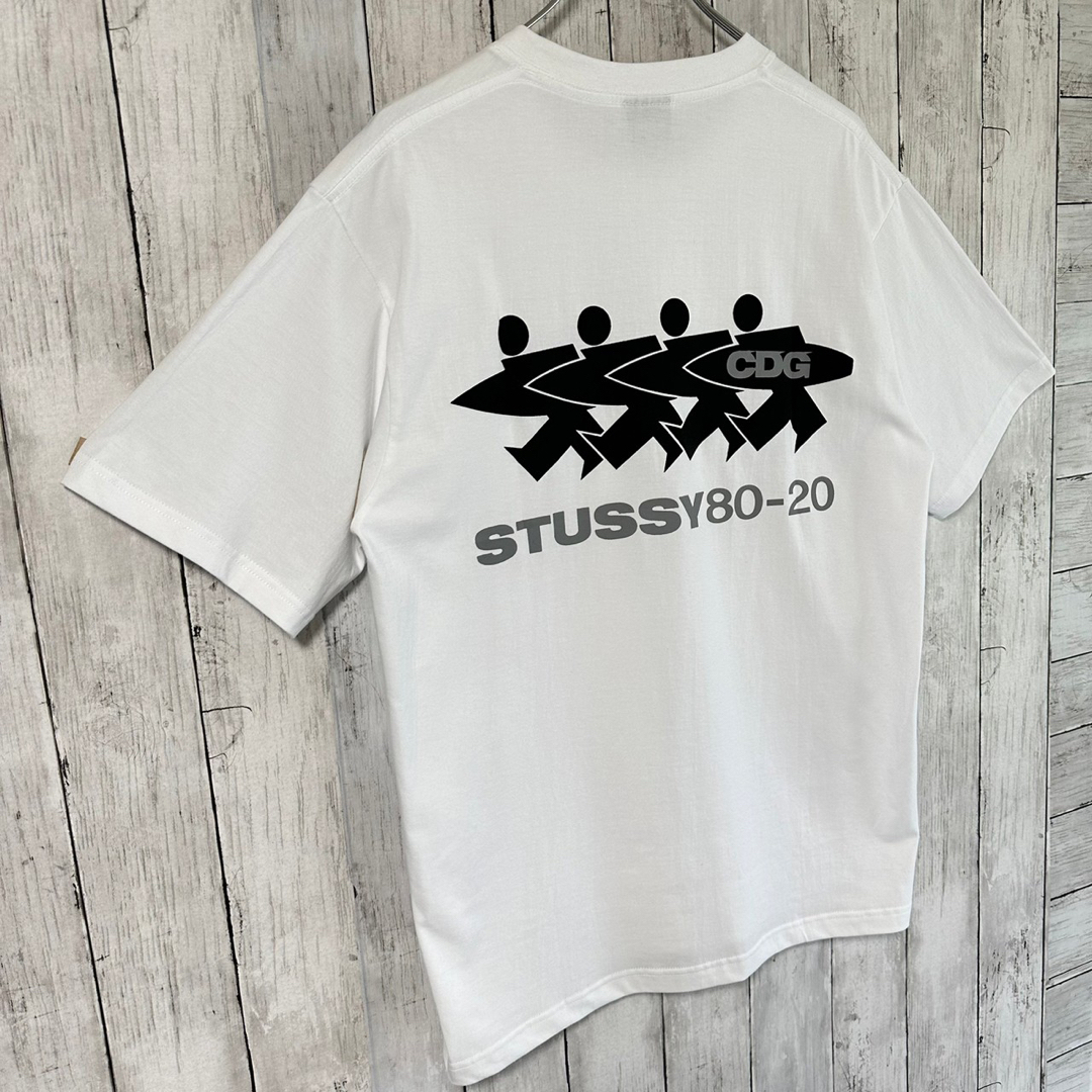 STUSSY - 【大人気】stussy×CDG ステューシー Tシャツ バックロゴ 40
