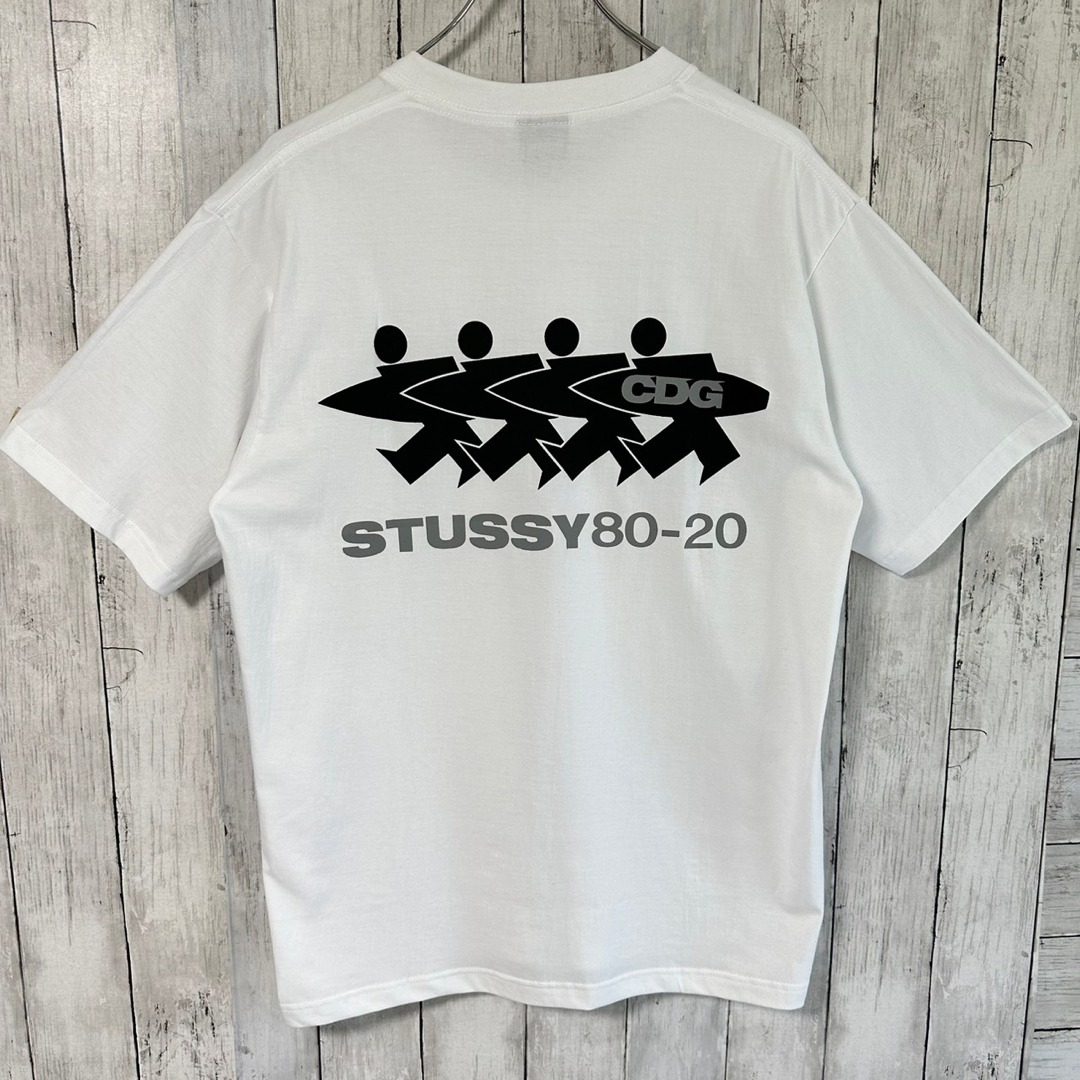 STUSSY - 【大人気】stussy×CDG ステューシー Tシャツ バックロゴ 40
