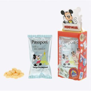 ディズニー(Disney)のディズニー　40周年　ポテトスナック　パスポート　チケットホルダー　クリップ付き(菓子/デザート)