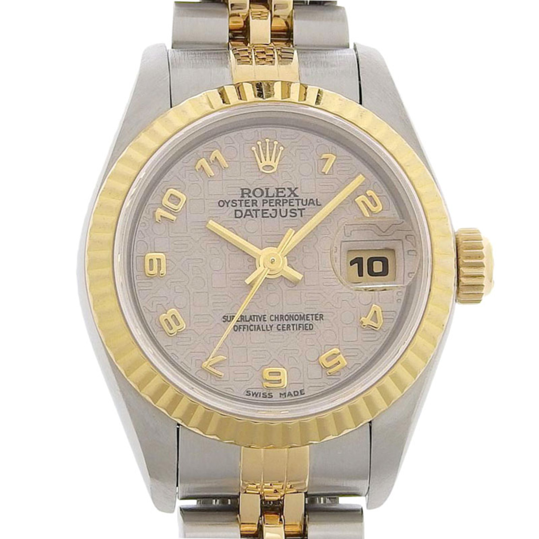 ロレックス ROLEX デイトジャスト レディース 自動巻き 腕時計 SS/YG コンピューター文字盤 T番 1996年 69173  新入荷 RO0260