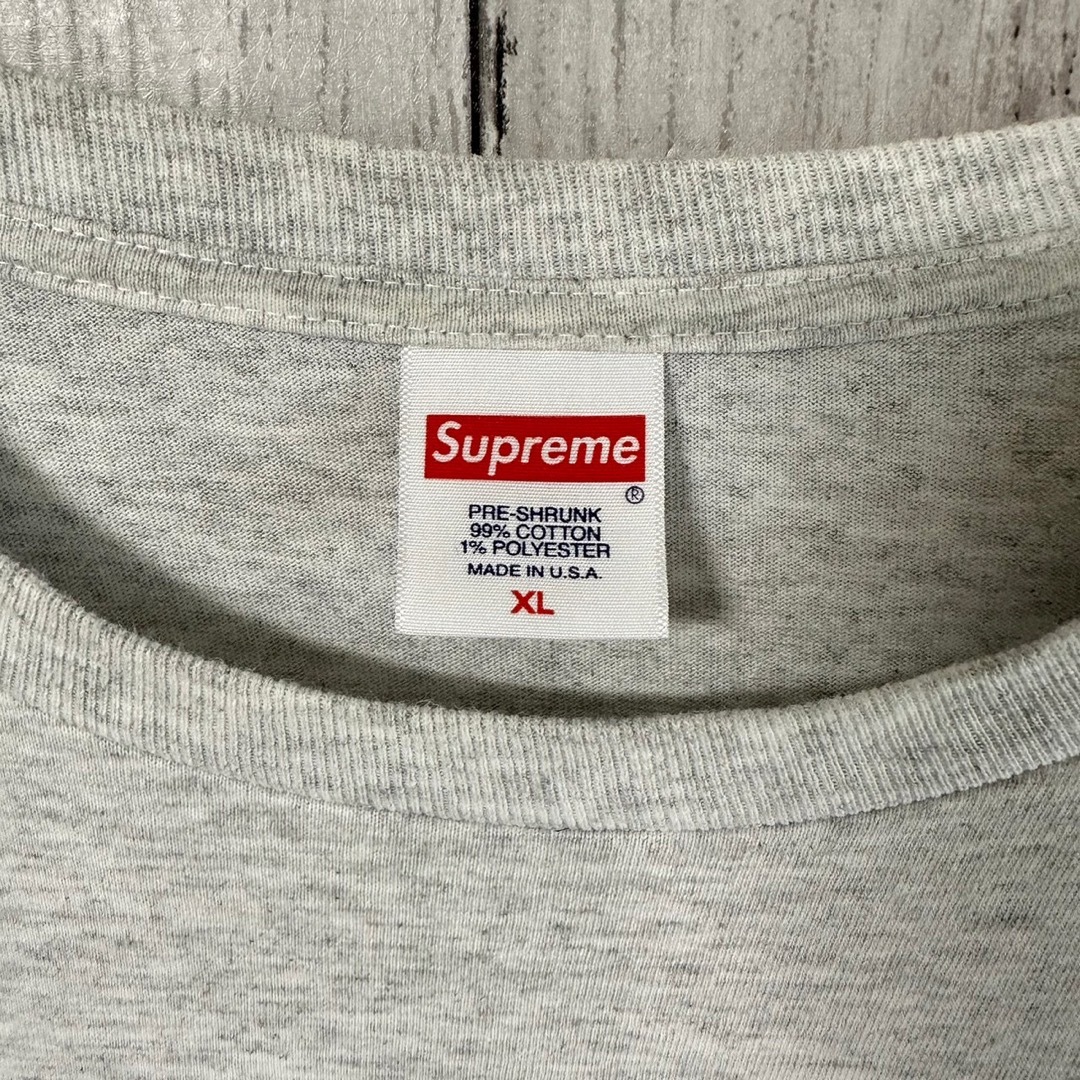 supreme シュプリーム Tシャツ XL センターロゴ ミラノ プリント