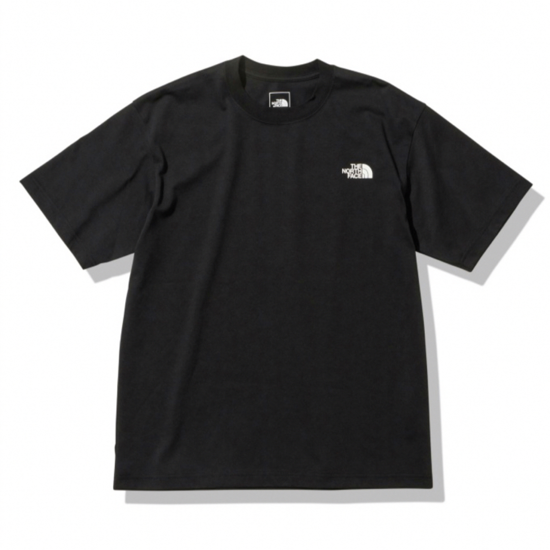 【新品】ノースフェイス　バンダナスクエアロゴTシャツ　黒　XL nt32349