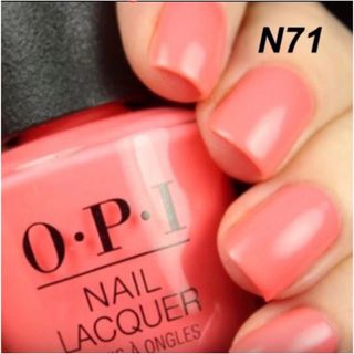 オーピーアイ(OPI)のOPI ネオンカラー★新品 ネイルラッカー N71 マニキュア ネオンオレンジ(マニキュア)