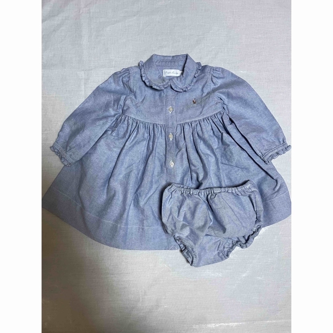 POLO RALPH LAUREN(ポロラルフローレン)のラルフローレン　ワンピース　80サイズ キッズ/ベビー/マタニティのベビー服(~85cm)(ワンピース)の商品写真