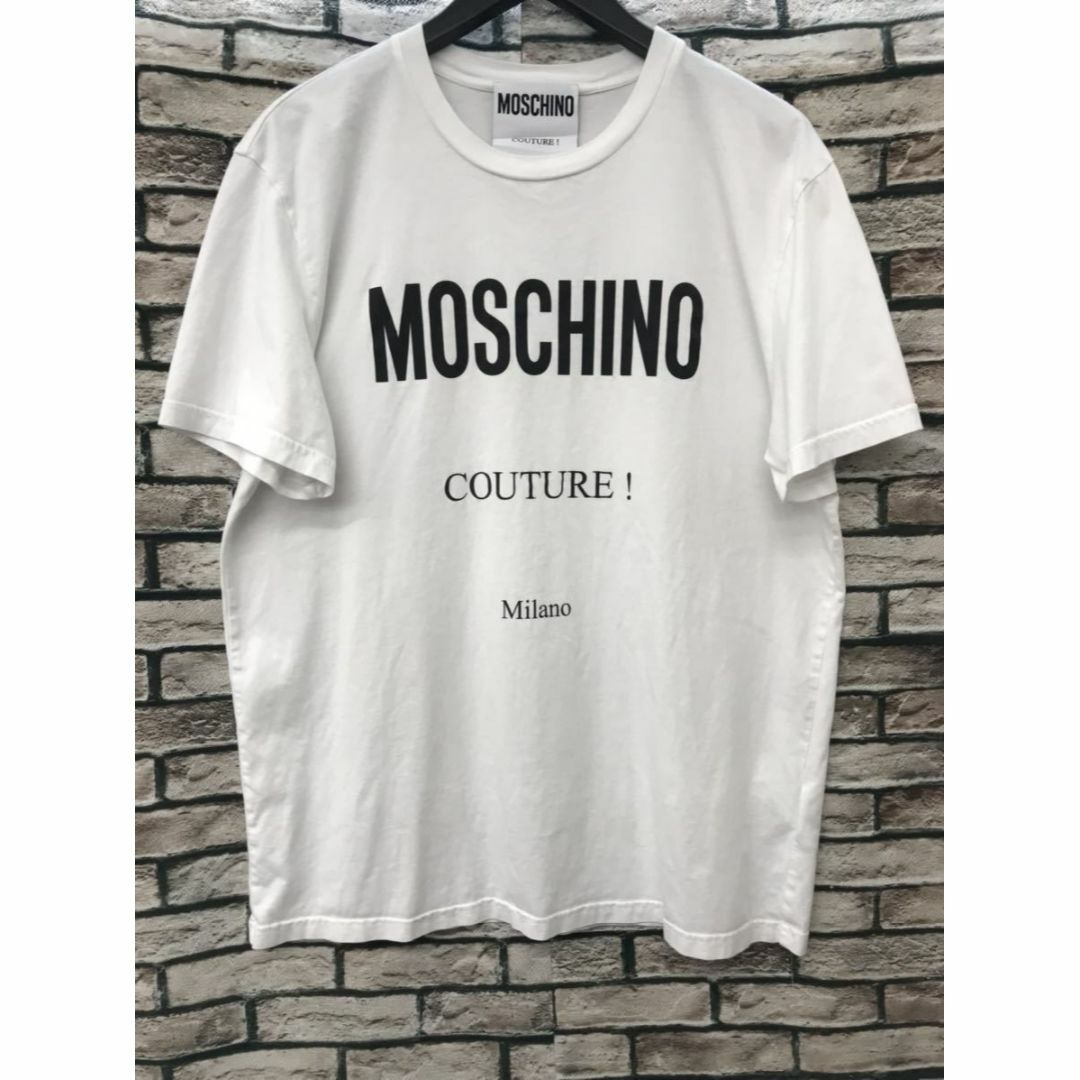 MOSCHINO モスキーノ★COUTUREロゴプリントビッグシルエットTシャツ | フリマアプリ ラクマ