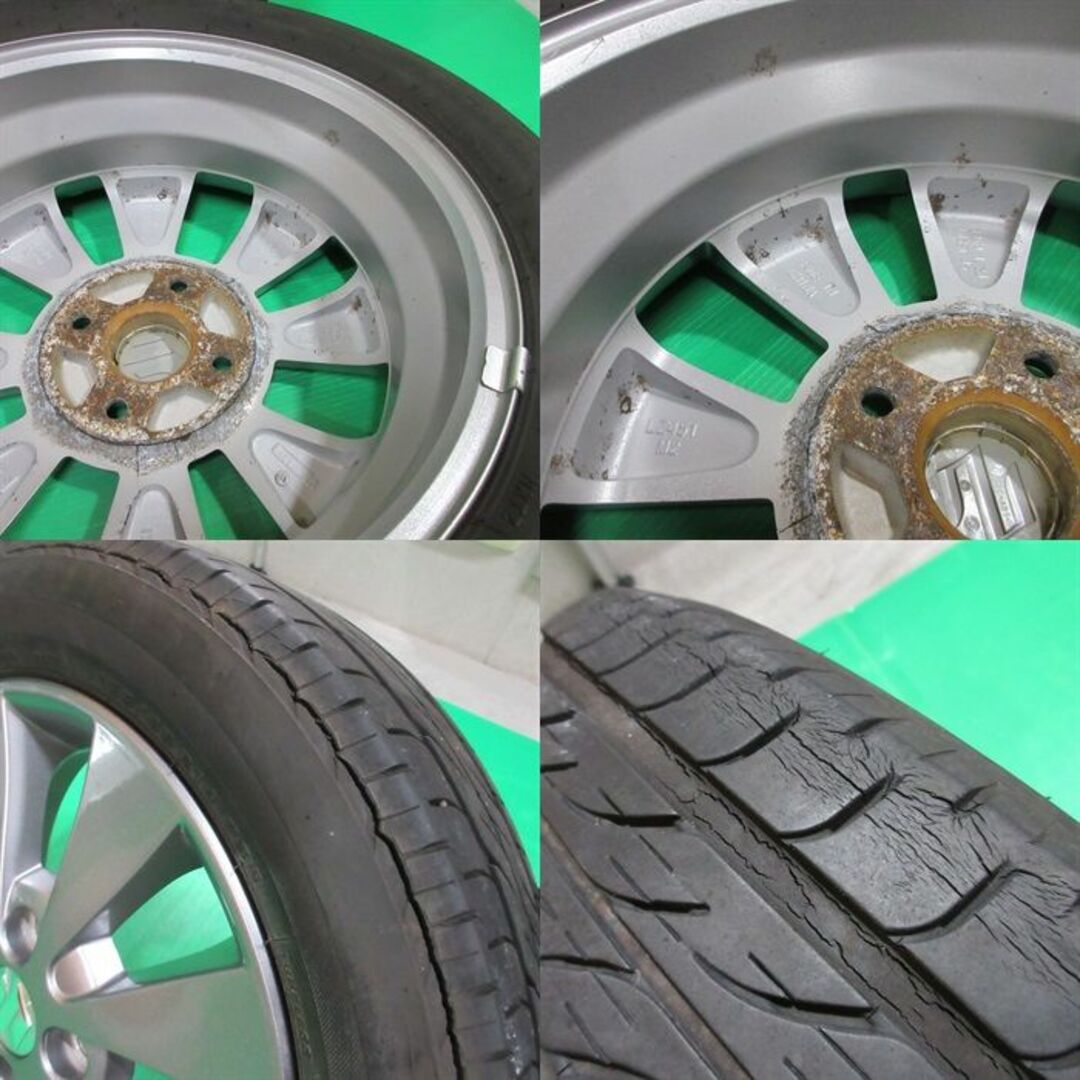 MH23S ワゴンR純正 155/65R14 夏タイヤ スペーシア 希少ガンメタ