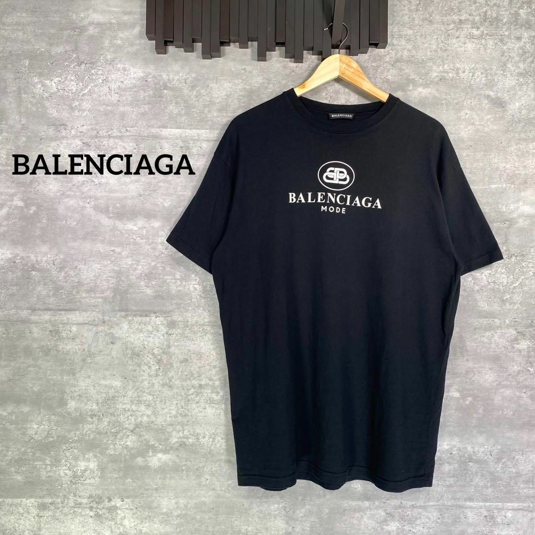 『BALENCIAGA』バレンシアガ (S) オーバーサイズ プリントTシャツ