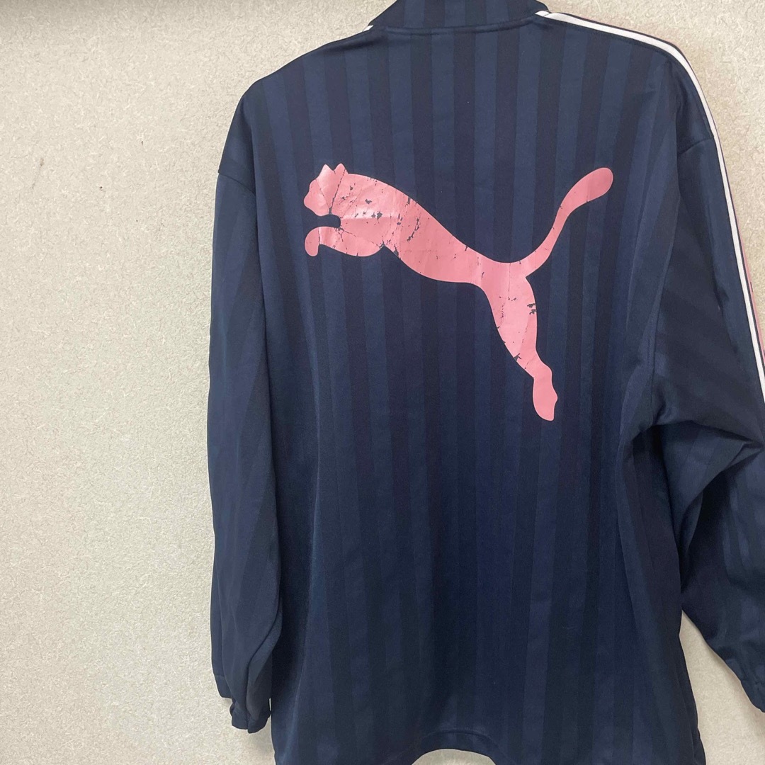 【美品】PUMA ジャージ ジャケットネイビー