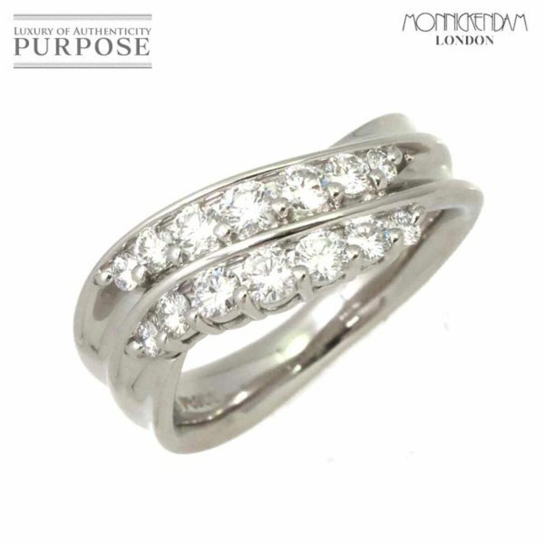 モニッケンダム MONNICKENDAM 10号 リング ダイヤ 0.64ct Pt プラチナ