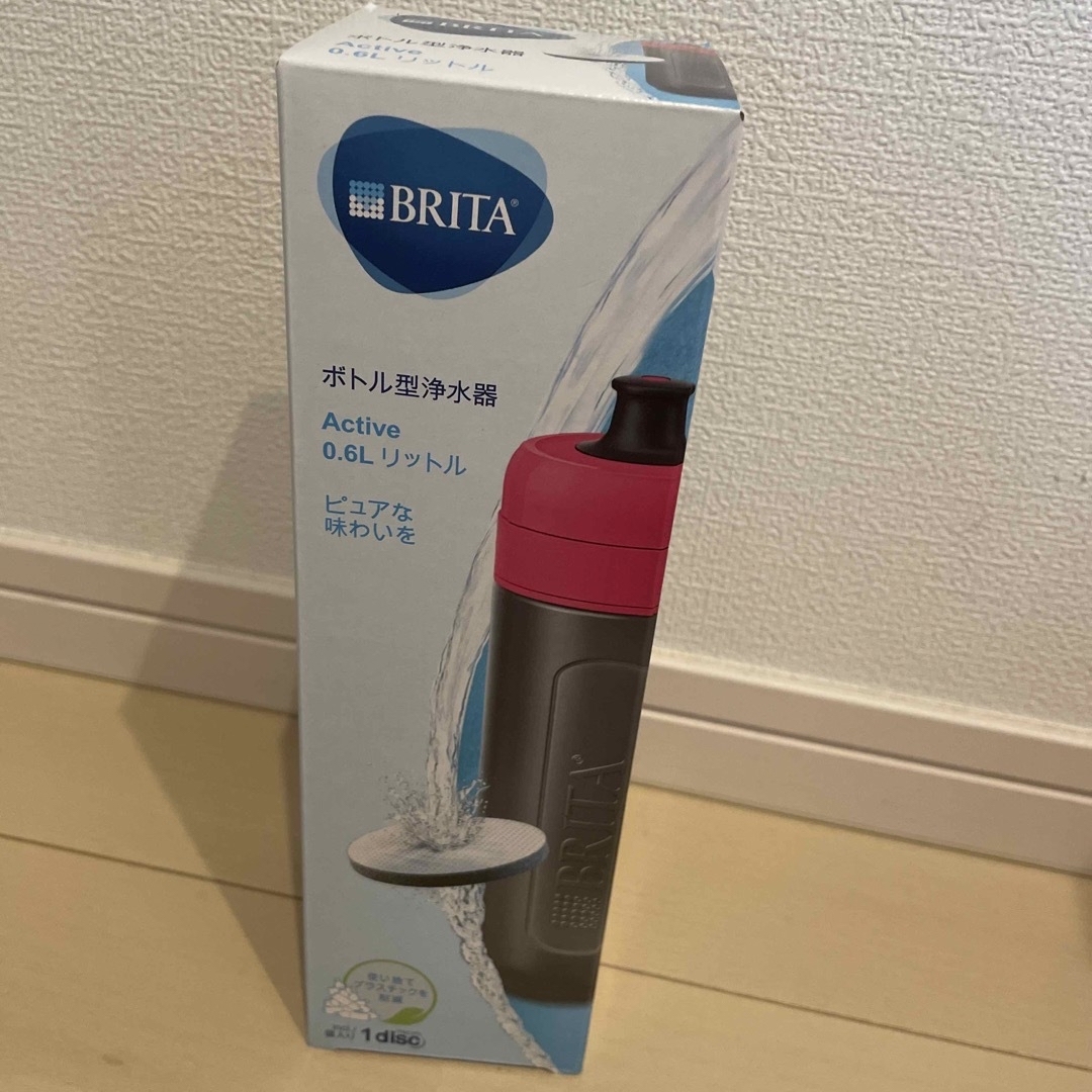 BRITA ボトル型浄水器　Active 0.6L インテリア/住まい/日用品のキッチン/食器(浄水機)の商品写真