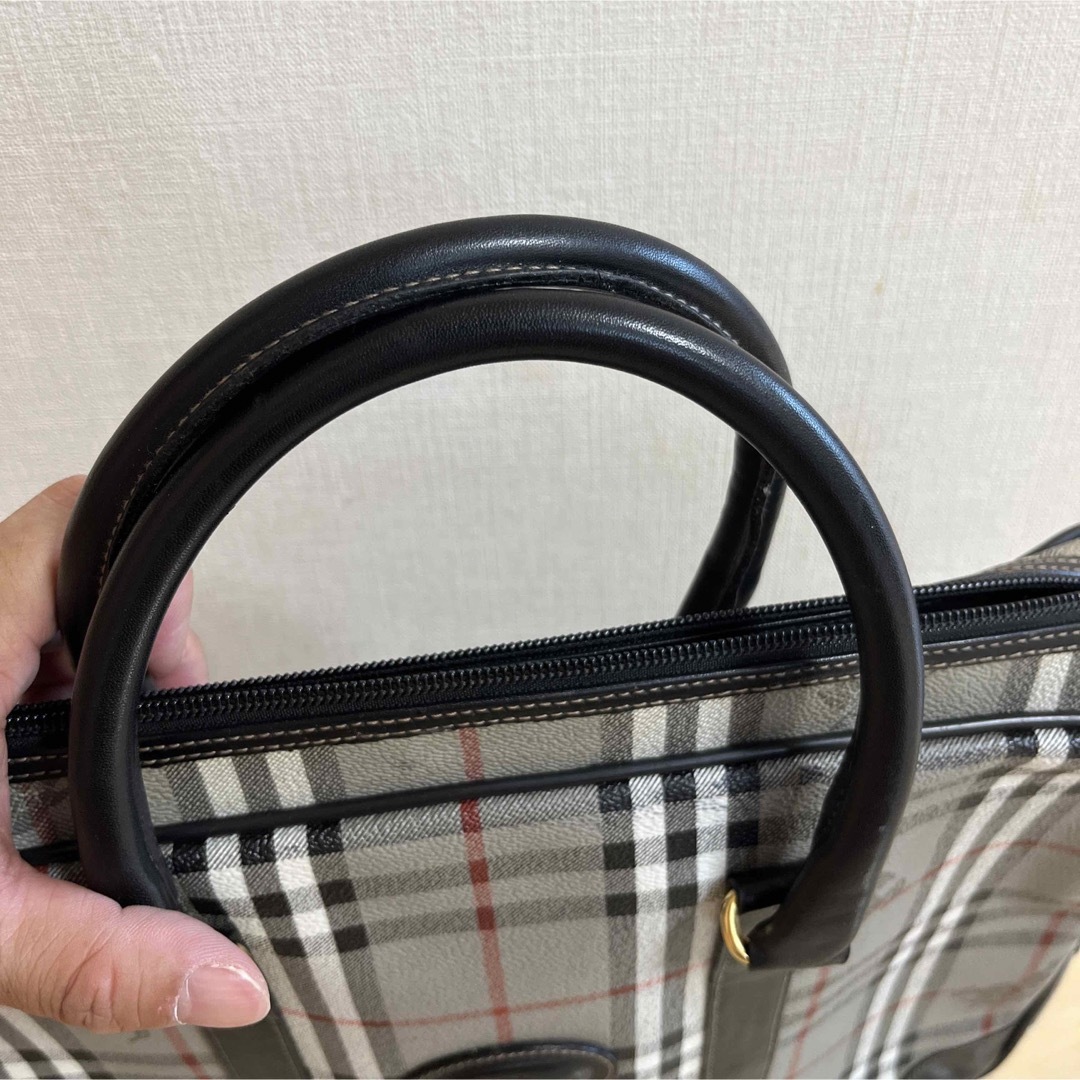 BURBERRY - 美品 Burberrys ヴィンテージノバチェックPVC レザー