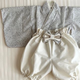 ハンドメイド ベビー袴 お食い初め 100日祝い 出産祝いの通販 by いぬ
