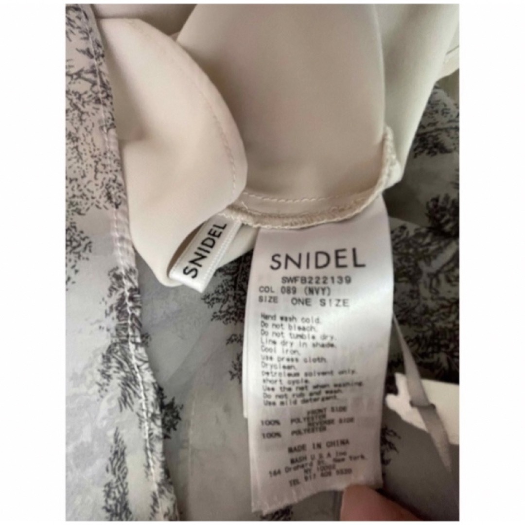 SNIDEL(スナイデル)の最終値下げ！オーガンシースルーハーフスリーブブラウス snidel レディースのトップス(シャツ/ブラウス(半袖/袖なし))の商品写真