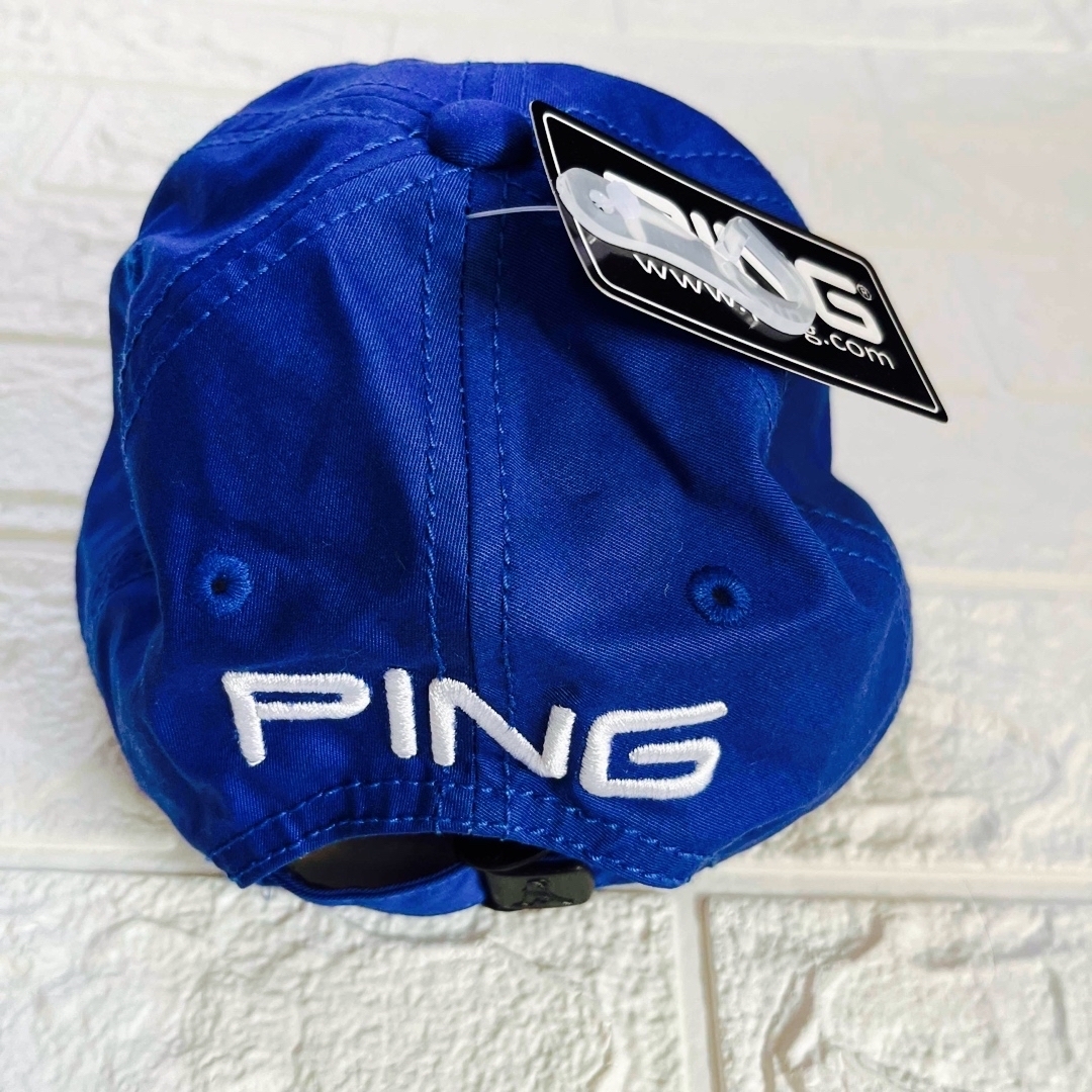PING(ピン)のPING  JR ゴルフキャップ　帽子　新品　値下げ スポーツ/アウトドアのゴルフ(その他)の商品写真