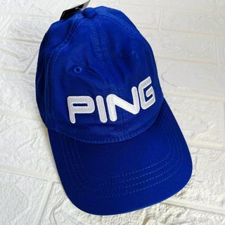 ピン(PING)のPING  JR ゴルフキャップ　帽子　新品　値下げ(その他)