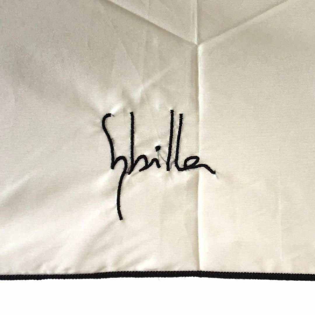 Sybilla(シビラ)の【新品】Sybilla 折りたたみ 傘 雨傘 ベージュ 無地 折り畳み 軽量 レディースのファッション小物(傘)の商品写真