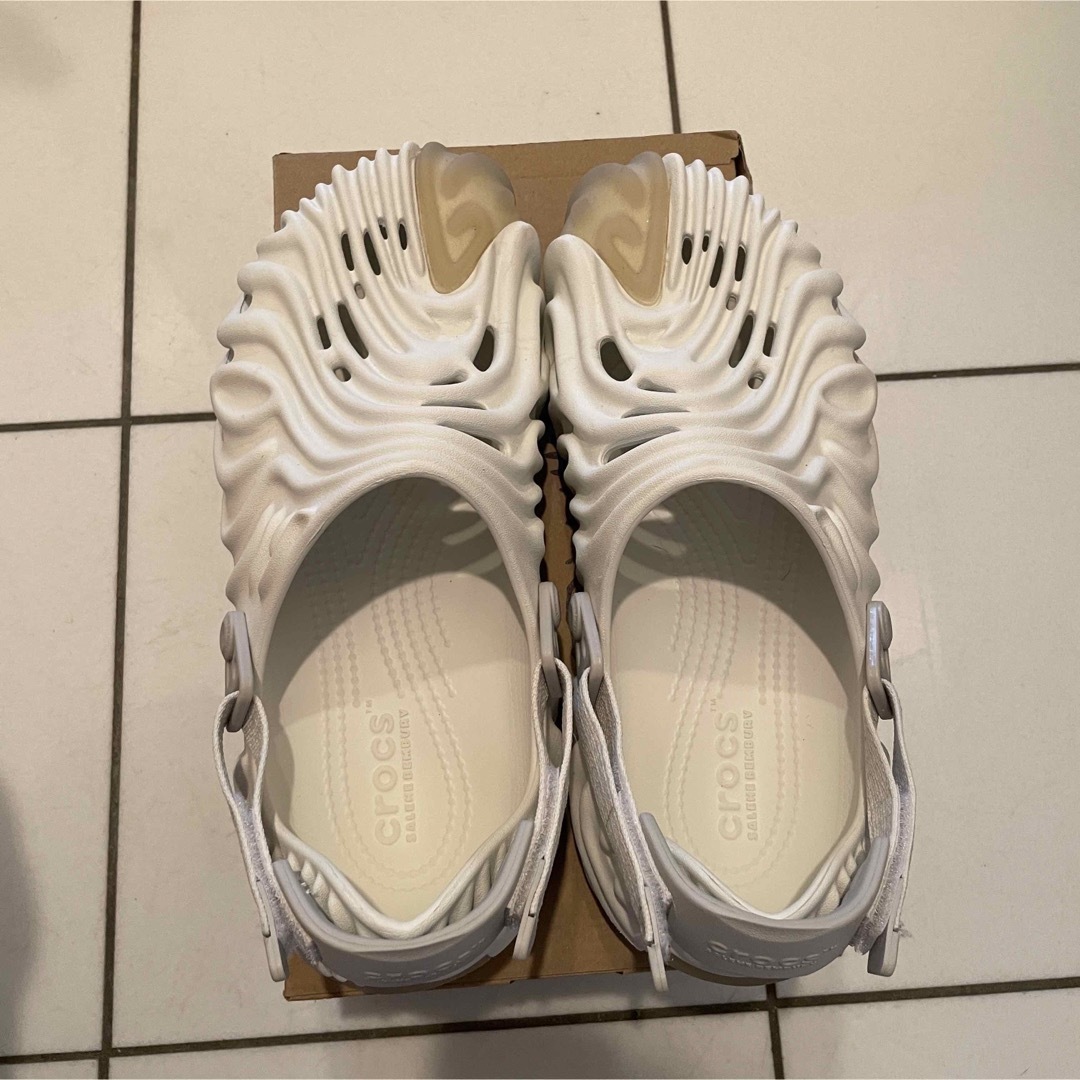 Salehe Bembury × Crocs ホワイト サンダル 27.0cm サンダル Salehe Bembury × Crocs ホワイト サンダル 27.0cm サンダル
