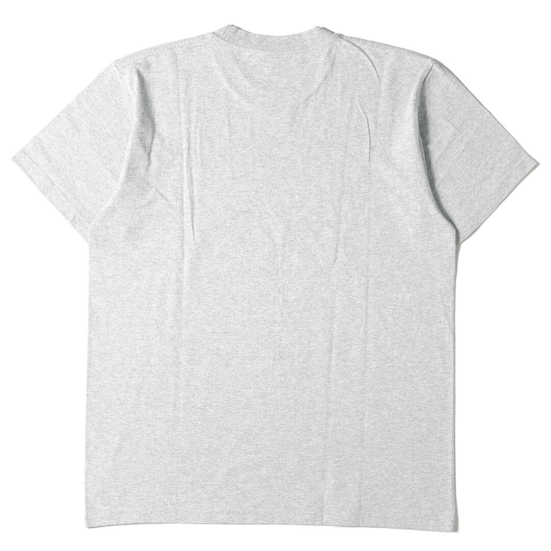 Supreme シュプリーム Tシャツ サイズ:M バンダナ ボックスロゴ クルーネック Tシャツ Bandana Box Logo Tee 19AW  ヘザーグレー トップス カットソー 半袖 【メンズ】【中古】【美品】