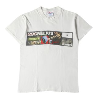 アベイシングエイプ(A BATHING APE)のA BATHING APE ア ベイシング エイプ Tシャツ サイズ:YOUTH L(メンズS位) グラフィック プリント クルーネック Tシャツ Hanesボディ 90s ホワイト 白 トップス カットソー 半袖 アーカイブ【メンズ】【中古】(Tシャツ/カットソー(半袖/袖なし))