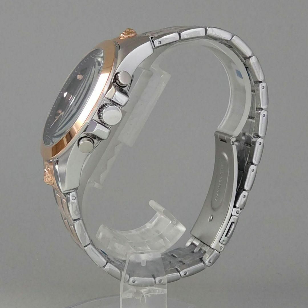ダークグレー銅色【新品】ヴェルサス・ヴェルサーチ腕時計メンズ クォーツ