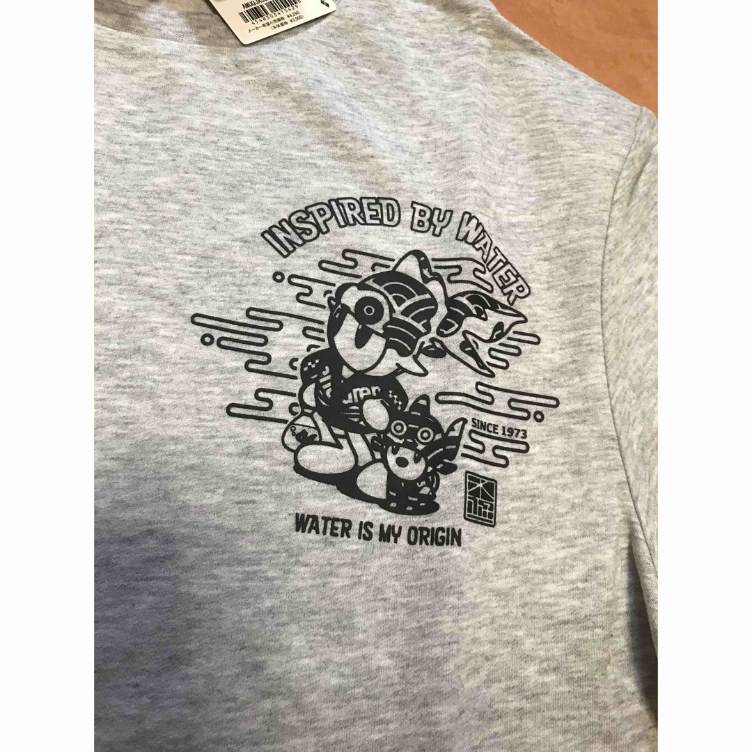 arena(アリーナ)の新品　アリーナ　半袖　Tシャツ  サイズM  メンズ  グレー メンズのトップス(Tシャツ/カットソー(半袖/袖なし))の商品写真