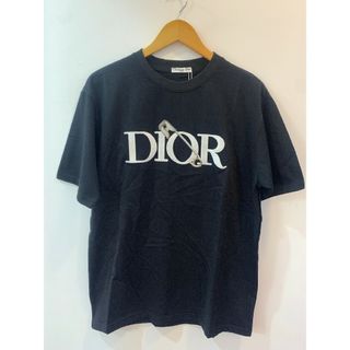 ディオール ロゴ 刺繍 テクニカル ハーフジップ Tシャツ 943J654A0585 メンズ ブラック系 Dior  【アパレル・小物】