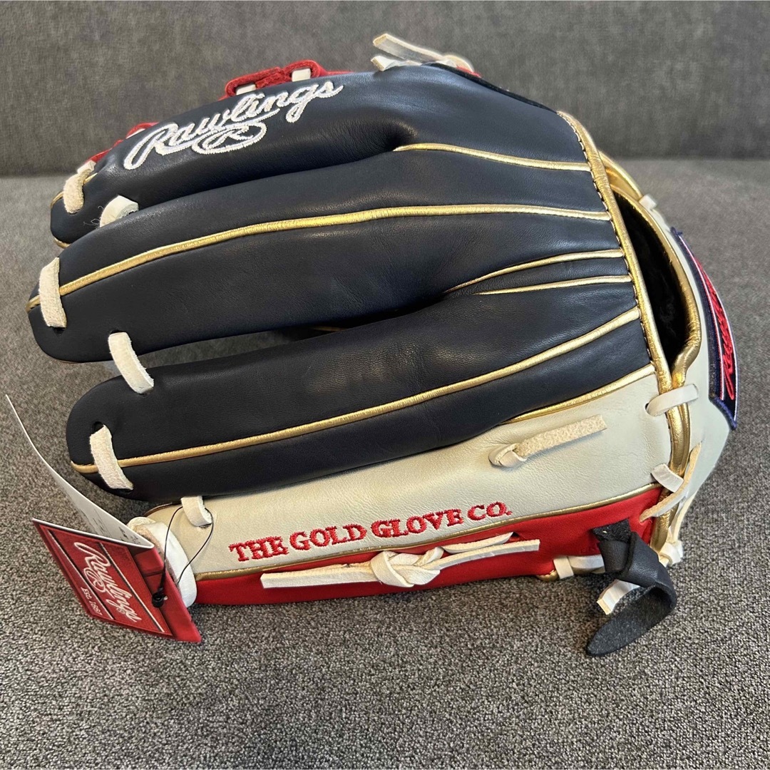 Rawlings(ローリングス)のローリングス　グローブ　内野手　ネイビー スポーツ/アウトドアの野球(グローブ)の商品写真