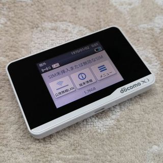 エヌティティドコモ(NTTdocomo)のdocomo Wi-Fi Station HW-01F ホワイト 動作品 3(その他)