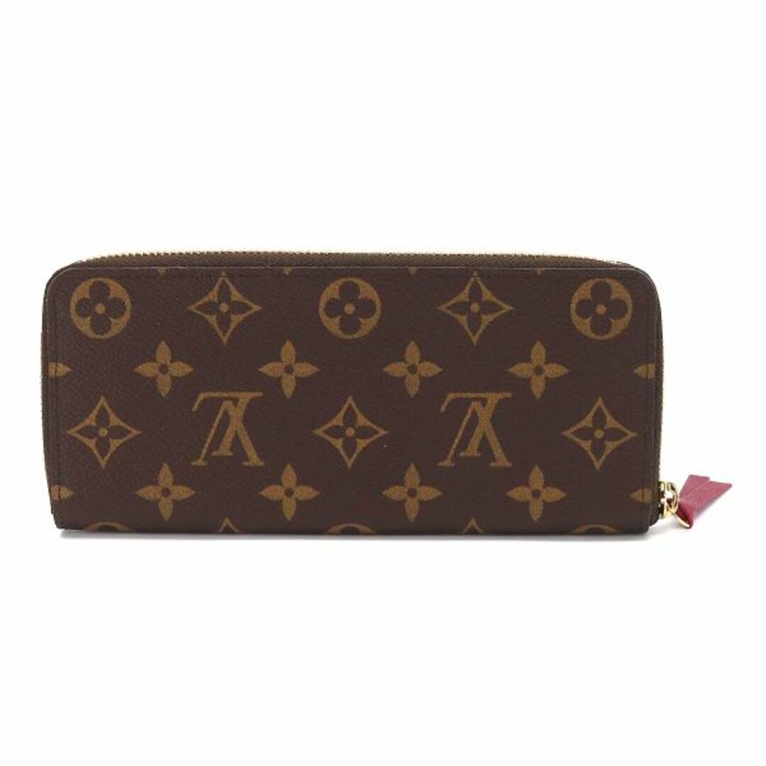 未使用 展示品 ルイ ヴィトン LOUIS VUITTON モノグラム ポルトフォイユ クレマンス 長財布 フューシャ M60742 VLP 90196232