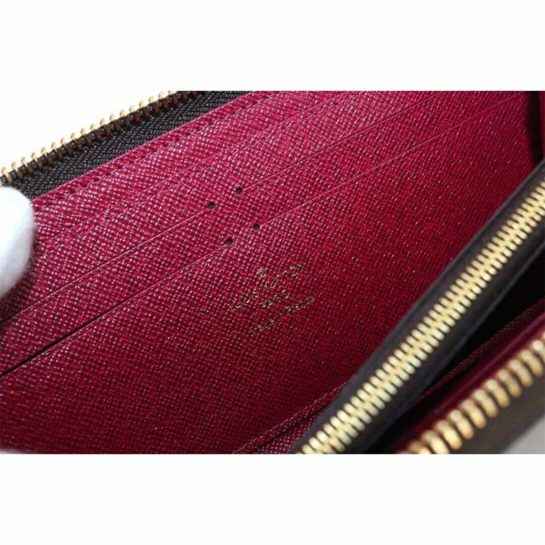 未使用 展示品 ルイ ヴィトン LOUIS VUITTON モノグラム ポルトフォイユ クレマンス 長財布 フューシャ M60742 VLP 90196232