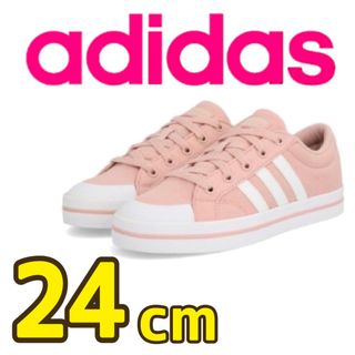 アディダス(adidas)のアディダス スニーカー  24cm ピンク レディース adidas(スニーカー)