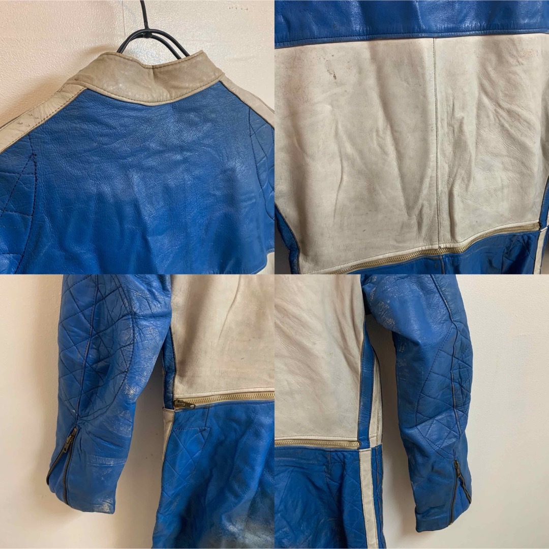 VOGUESPORT VINTAGE FRANCE製 レザーレーシングスーツ www