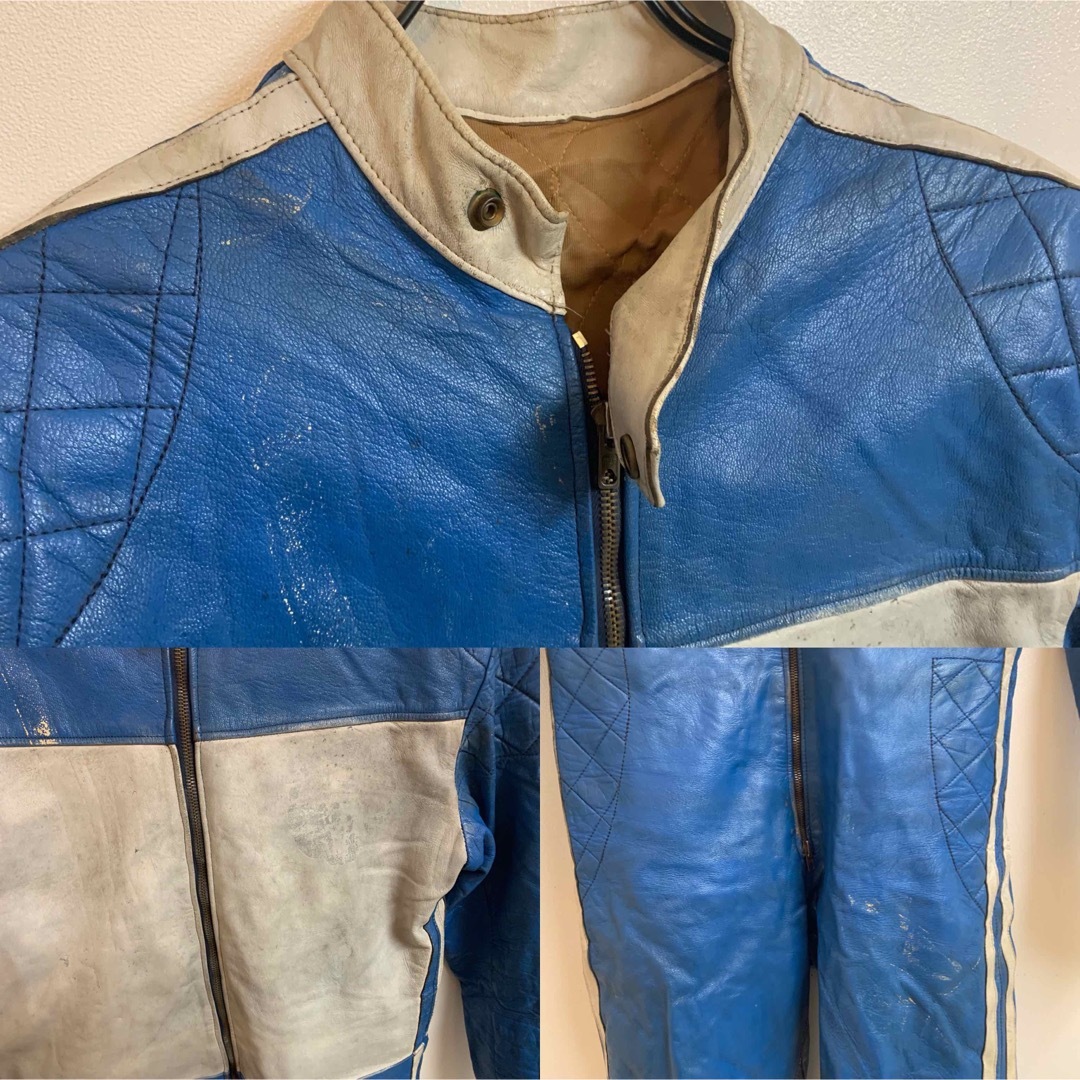 VOGUE - VOGUESPORT VINTAGE FRANCE製 レザーレーシングスーツの通販
