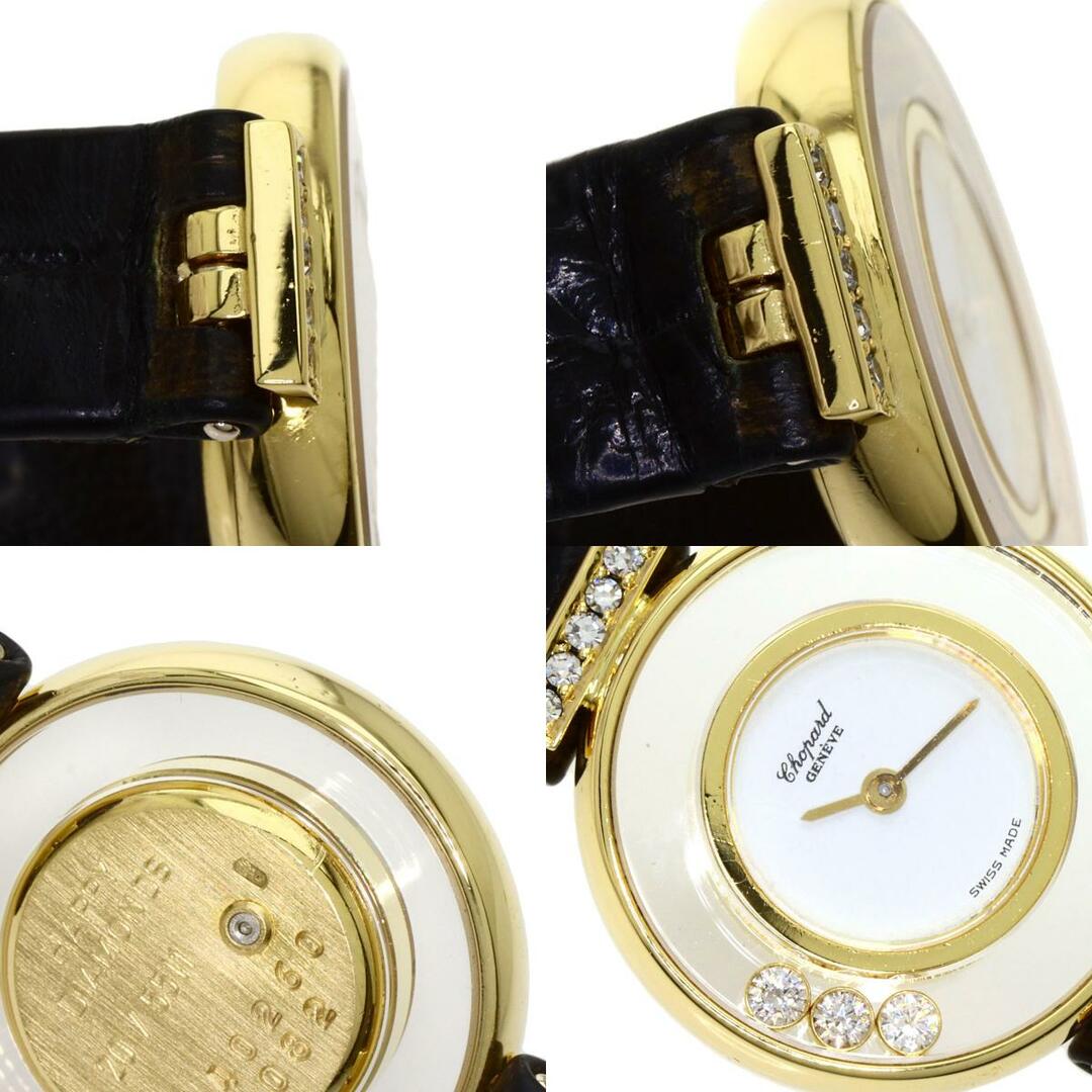 Chopard(ショパール)のChopard 20/5511 ハッピーダイヤモンド  腕時計 K18YG 革 レディース レディースのファッション小物(腕時計)の商品写真