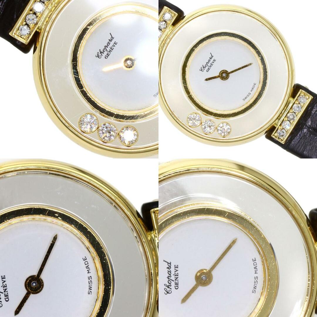 Chopard(ショパール)のChopard 20/5511 ハッピーダイヤモンド  腕時計 K18YG 革 レディース レディースのファッション小物(腕時計)の商品写真