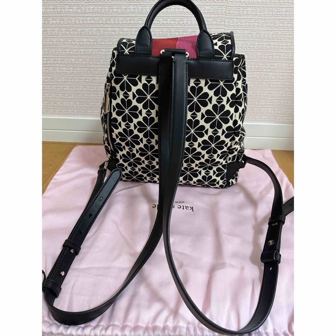 kate spade NEW YORK スペードフラワー　ジャガードバッグパック