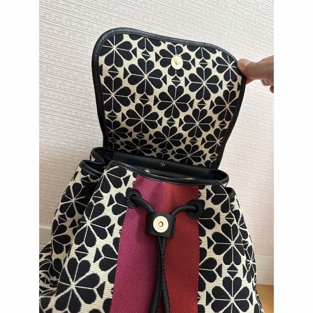 kate spade NEW YORK スペードフラワー ジャガードバッグパック