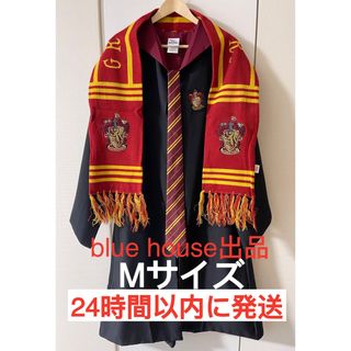 ユニバーサルスタジオジャパン(USJ)のハリーポッターグリフィンドール 公式 ローブ ネクタイ 刺繍マフラー Mサイズ(キャラクターグッズ)