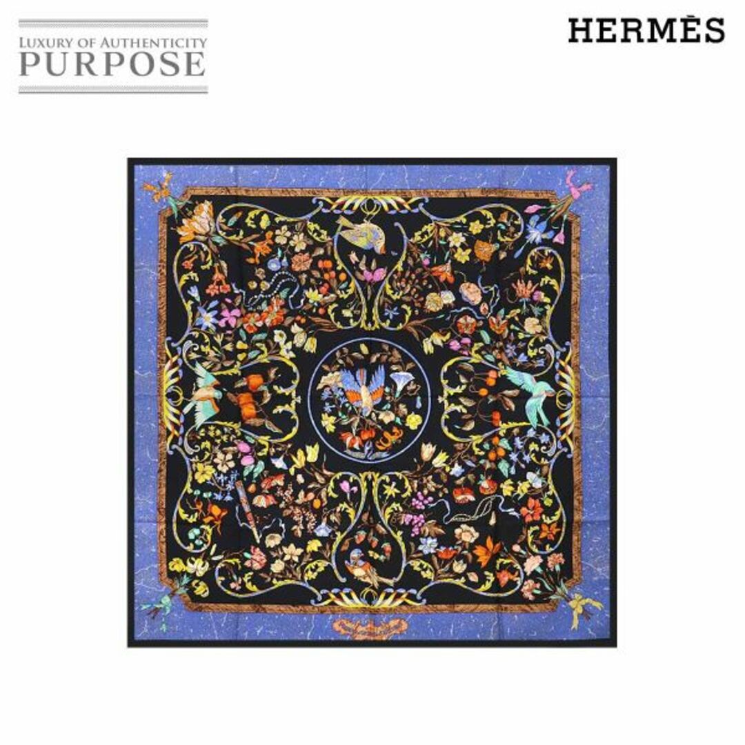 エルメス HERMES カレ 90 大判 スカーフ PIERRES D'ORIENT ET D'OCCIDENT 東洋の石と西洋の石細工 シルク 100% マルチカラー VLP 90162631